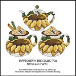(image for) Sunflower N' Bee Collection - Mugs & Teapot